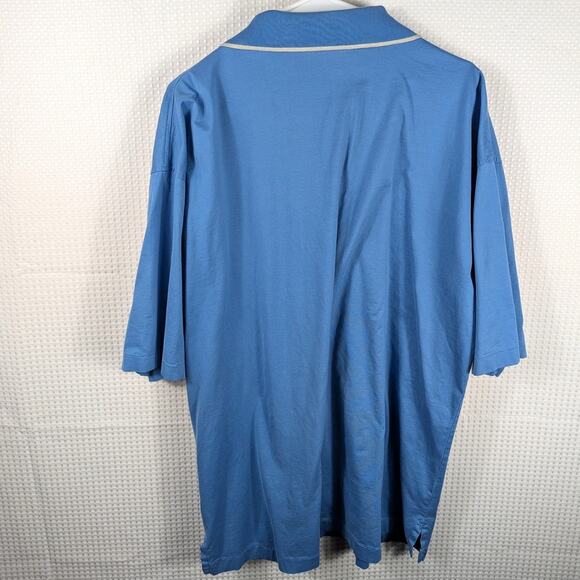 Outer Banks Reserve Men’s 2XL Polo Shirt Blue Cotton Double Mercerized Knit - Picture 3 of 3